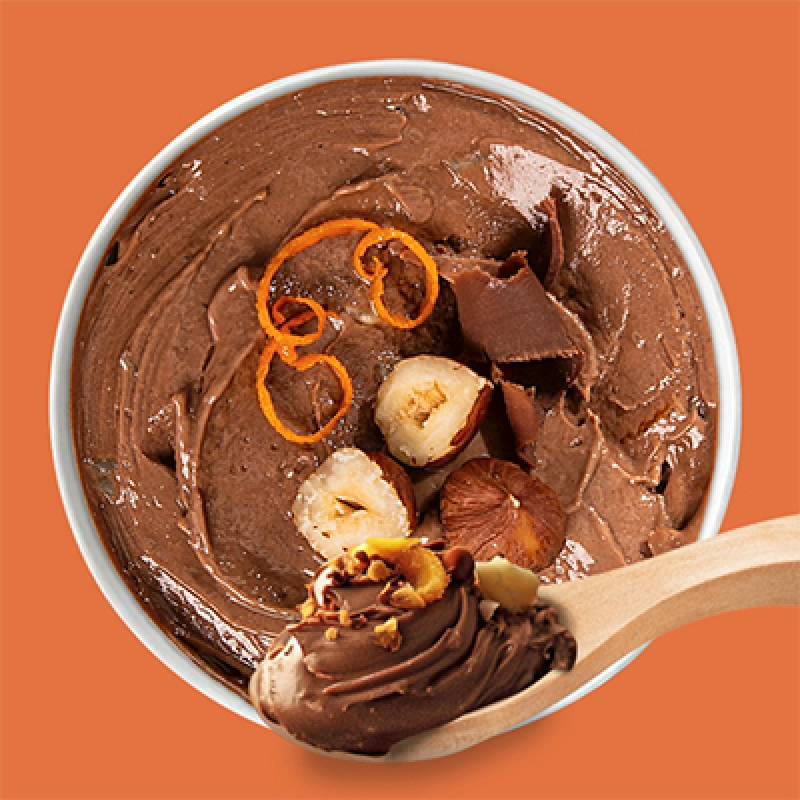 creme de chocolate belga com avelãs zero