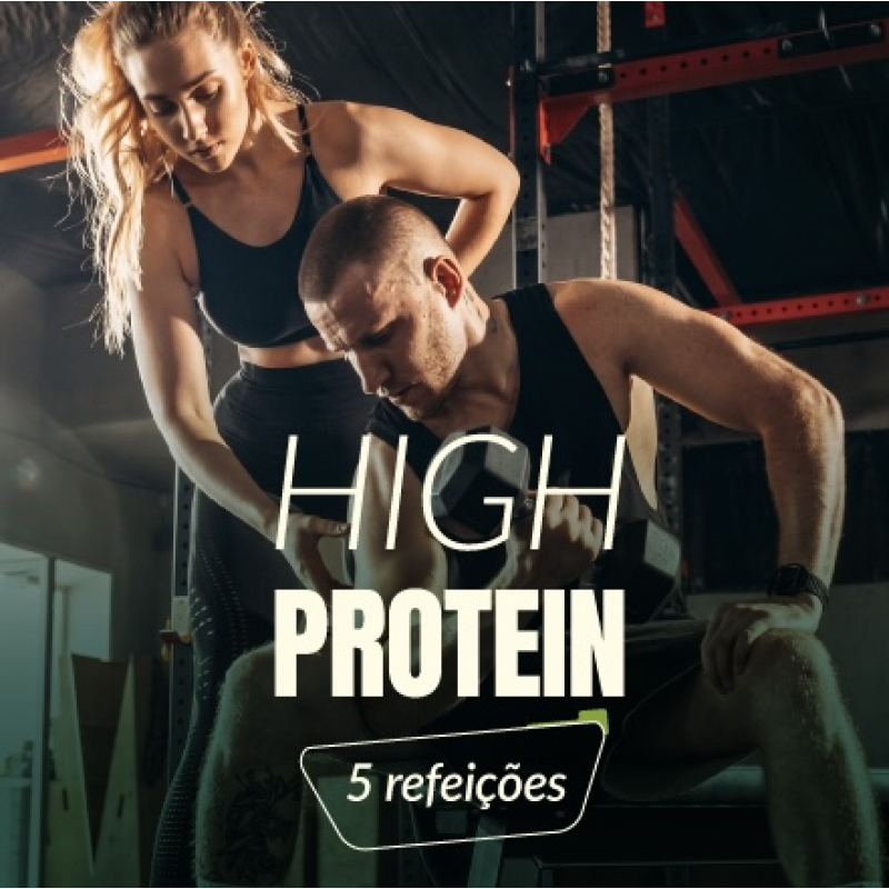 High protein 5 Refeições (com Bowls)