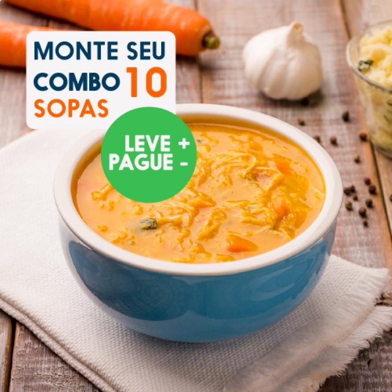 monte seu combo - 10 sopas