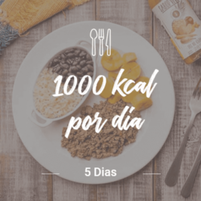1000 kcal dia - 5 dias completo(Marmitas e Bowls)