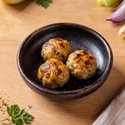 almôndega de frango