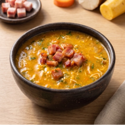 caldo rústico de frango