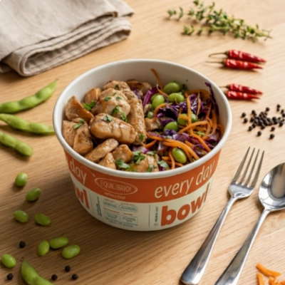 every day Bowl - Salmão Oriental com Arroz e Edamame