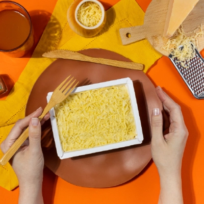 marmita - escondidinho de frango + purê de batata e parmesão