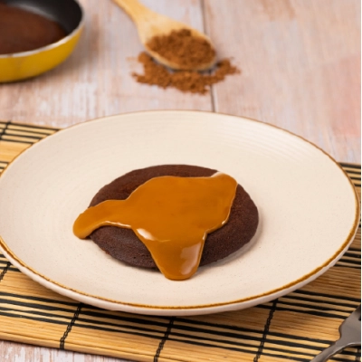 panqueca proteica doce - cacau