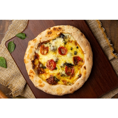 pizza marguerita - longa fermentação