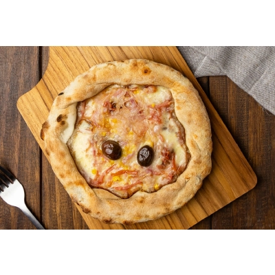 pizza portuguesa - longa fermentação