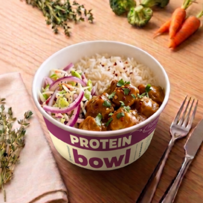 protein Bowl - frango ao molho barbecue