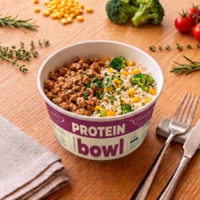 protein - Carne Moída Caseira com Arroz e Legumes