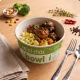 mini max Bowl - Almôndegas Caseiras com Arroz e Legumes