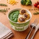 mini max Bowl -  Almôndegas de Frango ao Creme de Espinafre