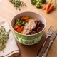 mini max Bowl - Mignon ao Molho Mostarda com Arroz e Legumes